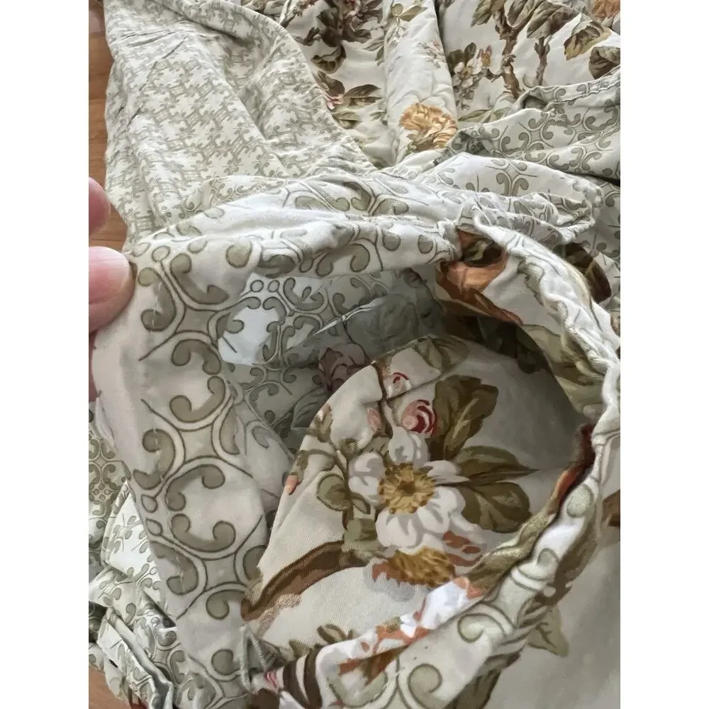 Collection Of Charter Club Queen Duvet Cover vintage English country garden Flor